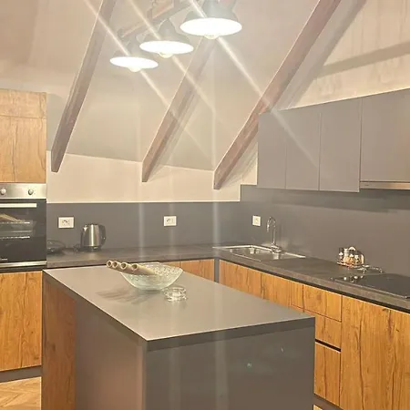 Heart Of Tirana Cozy Loft With Fireplace Exterior photo